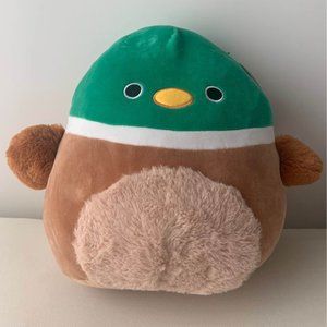 Avery the Mallard Duck Squishmallow with Fur 12 in